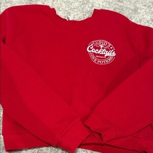 Red Cupid's Cocktails Sweatshirt